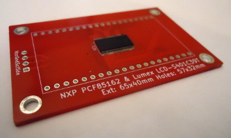 LCD display PCB