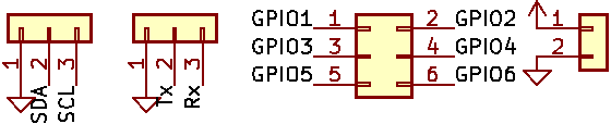 Schematic of other connectors