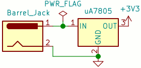 Power connector schematic