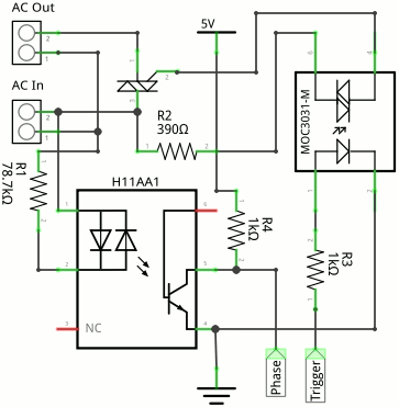 High-low voltage interface schematic