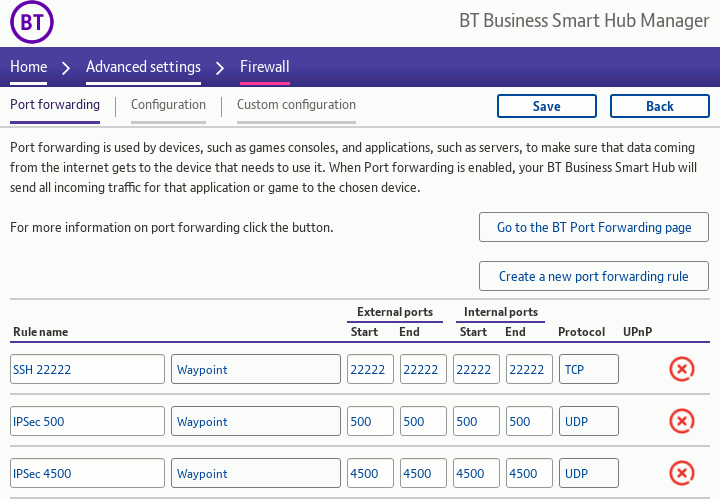 BT Smart Hub setup