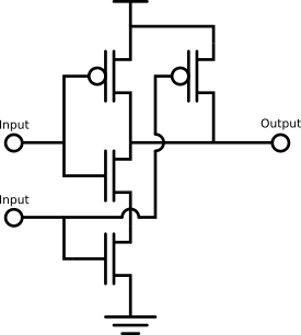 MOSFET NAND Gate