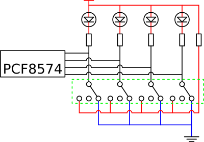 Simplified switch schematic