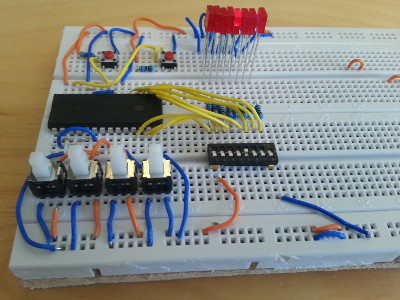 EEPROM on solderless breadboard
