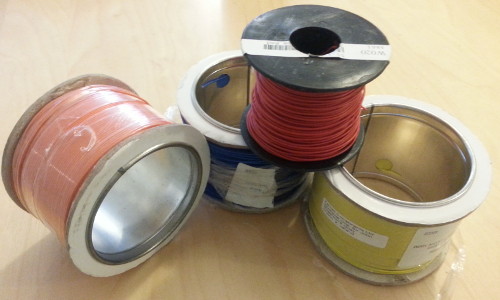 Reels of wire