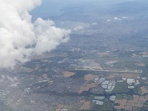 View from plane