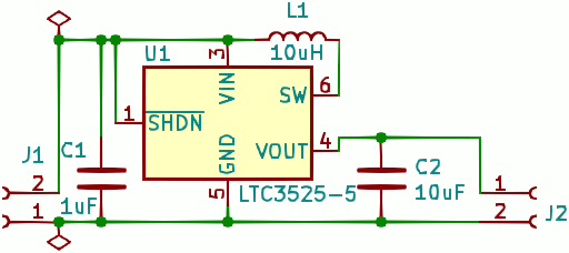 Booster circuit schematic