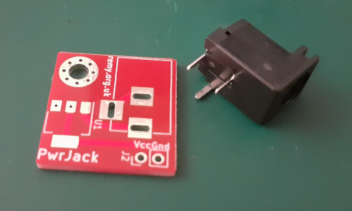 Power jack mini-PCB