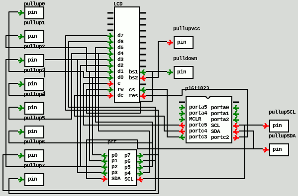 Schematic in gpsim