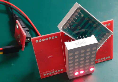 A 'smoke' test of the PCB